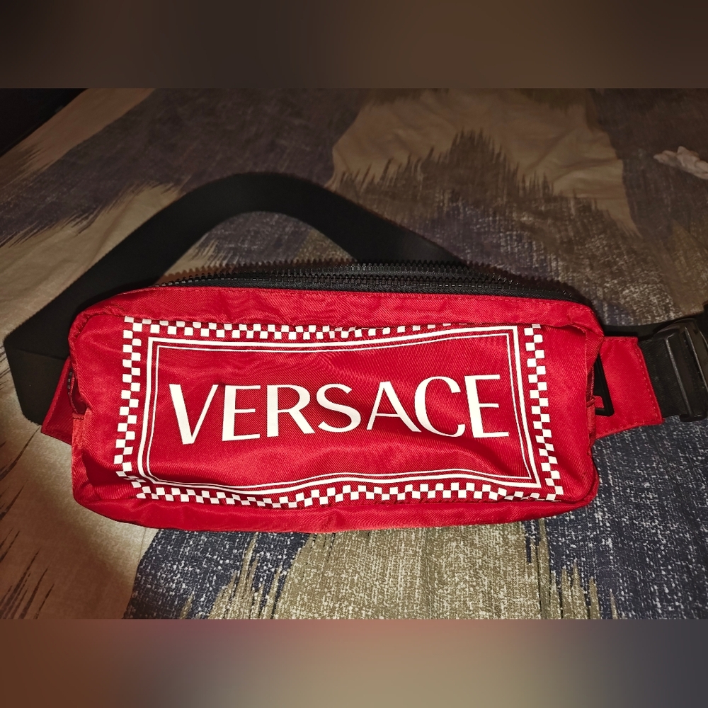 Versace Red Men's Bag